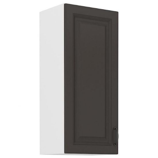 Virtuvės spintelė STILO grafito matinis/baltas 40g-90 1f paveikslėlis