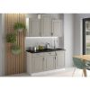 Virtuvės spintelė Stilo claygrey/balta 40g/90 1f paveikslėlis