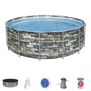 Paveikslėlis Stovo formos baseinas su priedais 4.27x1.2 2m plyta 56993