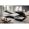 Kampinė sofa su miego funkcija Lotus U Orinoco 21+Madryt 1100 kairėje pusėje paveikslėlis