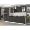Virtuvės STILO priekinis skydelis grafito matinis/baltas priekinis zm 570x446 paveikslėlis