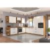 Virtuvės fasadas LUNA baltas matinis/artisan fasadas zm 713x596 paveikslėlis