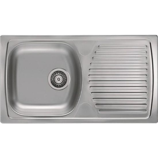 Basic 170 LEN 780x435 vieno dubens plieninė kriauklė paveikslėlis