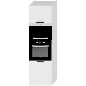 Paveikslėlis Virtuvės spintelė Denis d60pk mv 2133 pl balta satino matinė