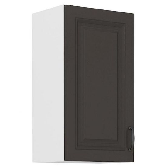Virtuvės spintelė STILO grafito matinis/baltas 40g-72 1f paveikslėlis