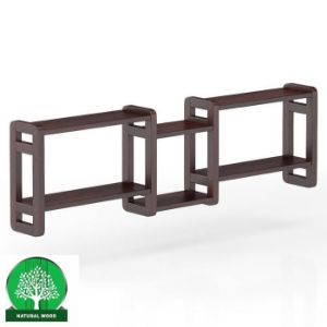 Paveikslėlis Pušies lentyna PK103-150x44x19 graikinis riešutas