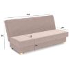 Salsa Kronos 27 natūralaus medžio sofa lova paveikslėlis