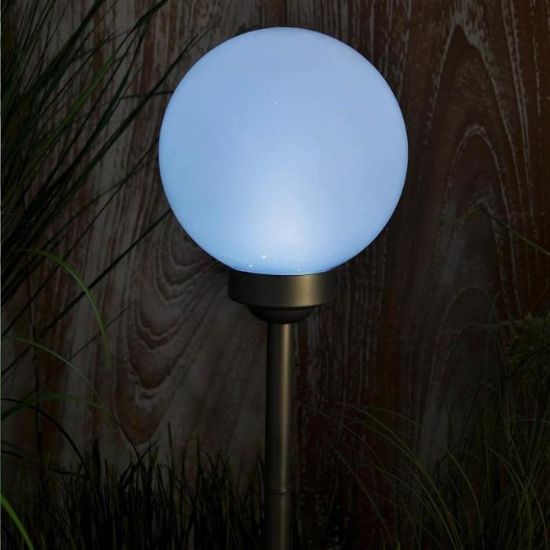 Saulės lempa 4 LED BY-131580 Rutulys baltas 20 paveikslėlis