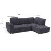 Kampinė sofa su miego funkcija Bergamo L Viton 203 dešininis paveikslėlis