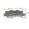 Grenada sofa be miegamosios funkcijos OT-2R Monolith 92 kairysis kampas paveikslėlis