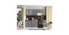 Virtuvės spintelė Adele D30 Pl Grey Mat/White paveikslėlis