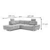 Madeira 2 Kampinė sofa su miegamąja funkcija OT-2R Primo 84 kairioji sofa-lova paveikslėlis