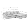 Kampinė sofa su miegamąja funkcija Hugo 2R-LC Primo 84 paveikslėlis