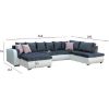 Kampinė sofa su miego funkcija Fado U Madryt 120+Orinoco 96+Malmo 61 dešininis paveikslėlis