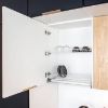 Virtuvinė spintelė Denis d60zl lt juoda matinė/balta paveikslėlis