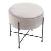 Pufas Bob Light Grey Velvet 12 paveikslėlis