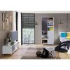 TV spintelė Joker 10 White/Graphite/Grey/Oak Lefkas paveikslėlis