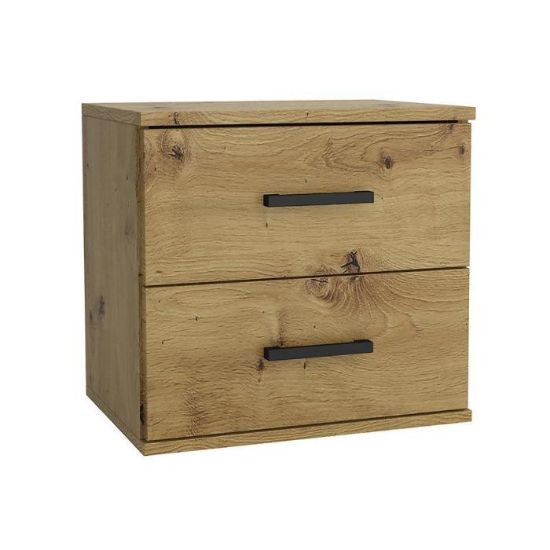 Naktinė spintelė Goda II 2S artisan/juoda rankena paveikslėlis