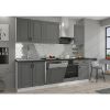 Virtuvės spintelė Stilo dustgrey/balta 60dp/210 2f paveikslėlis