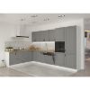Virtuvės spintelė Stilo dustgrey/balta 60dp/210 2f paveikslėlis