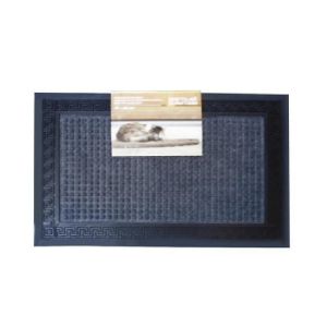 Rodyti išsamią informaciją apie Kvadratinis kilimėlis su graikišku raktu pilkas 40x60 Kvadratinis kilimėlis su graikišku raktu pilkas 40x60 paveikslėlis