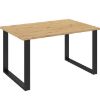 Stalas 138x90 ąžuolo artisan paveikslėlis