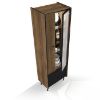 Vitrina Prestigo P3 1d1w2s Walnut War/San Seb/Czarn paveikslėlis