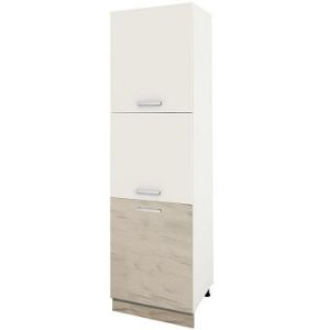Paveikslėlis Virtuvės spintelė Charlotte 60 apatinė apatinė spintelė B White/Oak White Craft