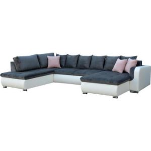 Paveikslėlis Kampinė sofa su miego funkcija Fado U Madryt 120+Orinoco 96+Malmo 61 kairėje