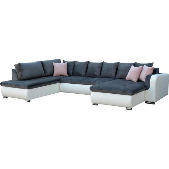 Kampinė sofa su miego funkcija Fado U Madryt 120+Orinoco 96+Malmo 61 kairėje paveikslėlis
