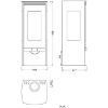 Alba 9,5 KW Eco Design viryklė paveikslėlis