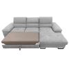Kampinė sofa su miegamąja funkcija Costi 2R-OT Soro 90 dešinė pusė paveikslėlis