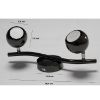 "Mars" lempa AS-8006-02-6195 juodai chromuotas LS2 paveikslėlis
