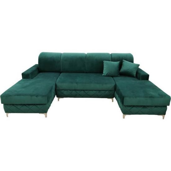 Kampinė sofa su miego funkcija Borys Kronos 19 + pagalvės Paros 1 universalus paveikslėlis