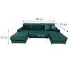 Kampinė sofa su miego funkcija Borys Kronos 19 + pagalvės Paros 1 universalus paveikslėlis