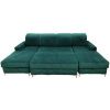 Kampinė sofa su miego funkcija Borys Kronos 19 + pagalvės Paros 1 universalus paveikslėlis