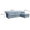 Valentino Kronos 50 (SKU 50) Kampinė sofa su miego funkcija dešinėje paveikslėlis