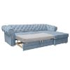 Valentino Kronos 50 (SKU 50) Kampinė sofa su miego funkcija dešinėje paveikslėlis