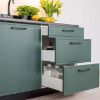 Virtuvės spintelė Emily D60PK 2133 LT žalia matinė paveikslėlis