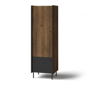 Paveikslėlis Spinta Prestigo P2 2d Walnut War/San Seb/Black Matt
