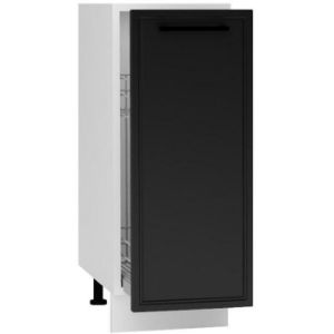 Paveikslėlis Virtuvės spintelė Emily D30 Cargo + juodas žirnių krepšelis Paveikslėlis Virtuvės spintelė Emily D30 Cargo + juodas žirnių krepšelis