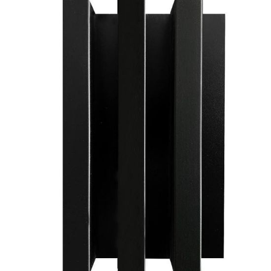 3D MDF/HDF apdailos plokštė Juoda matinė 41x190x2750 paveikslėlis