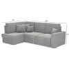 Kampinė sofa Gusto Monolith 85 kairysis paveikslėlis