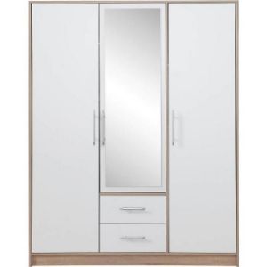Paveikslėlis Spinta Smart SRl2 150 cm ąžuolas sonoma/balta