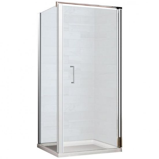 Kabina Athena 90x90x190 grynas chromas paveikslėlis
