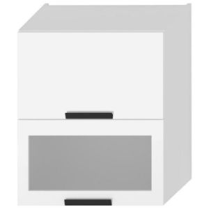 Paveikslėlis Virtuvės spintelė Denis w60grf/2 sd balta satino matinė/balta