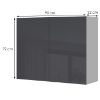 Virtuvės spintelė Infinity V7-90-2K/5 Antracitas paveikslėlis