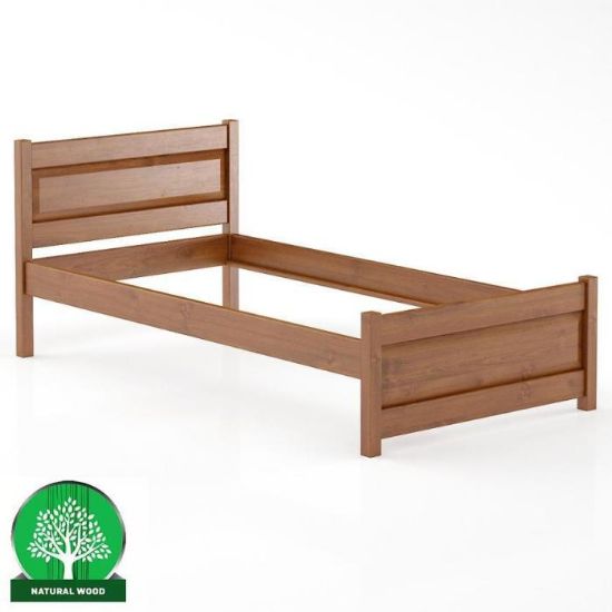 Buko medžio lova LK120-100x200 vyšnia paveikslėlis
