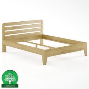 Paveikslėlis Bukinė lova LK189-160x200 rustikal