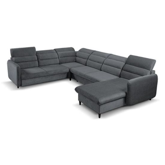 Samos II Vogue 15 dešiniojo Kampinė sofa su miegamąja funkcija paveikslėlis